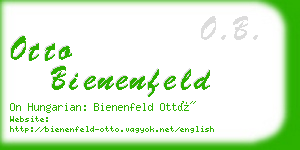 otto bienenfeld business card